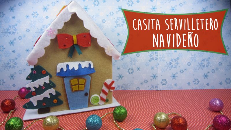 Servilletero en Fieltro para Navidad